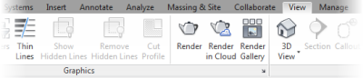 Autodesk Revit Ribbon