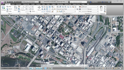 Bing Imagery connected to AutoCAD